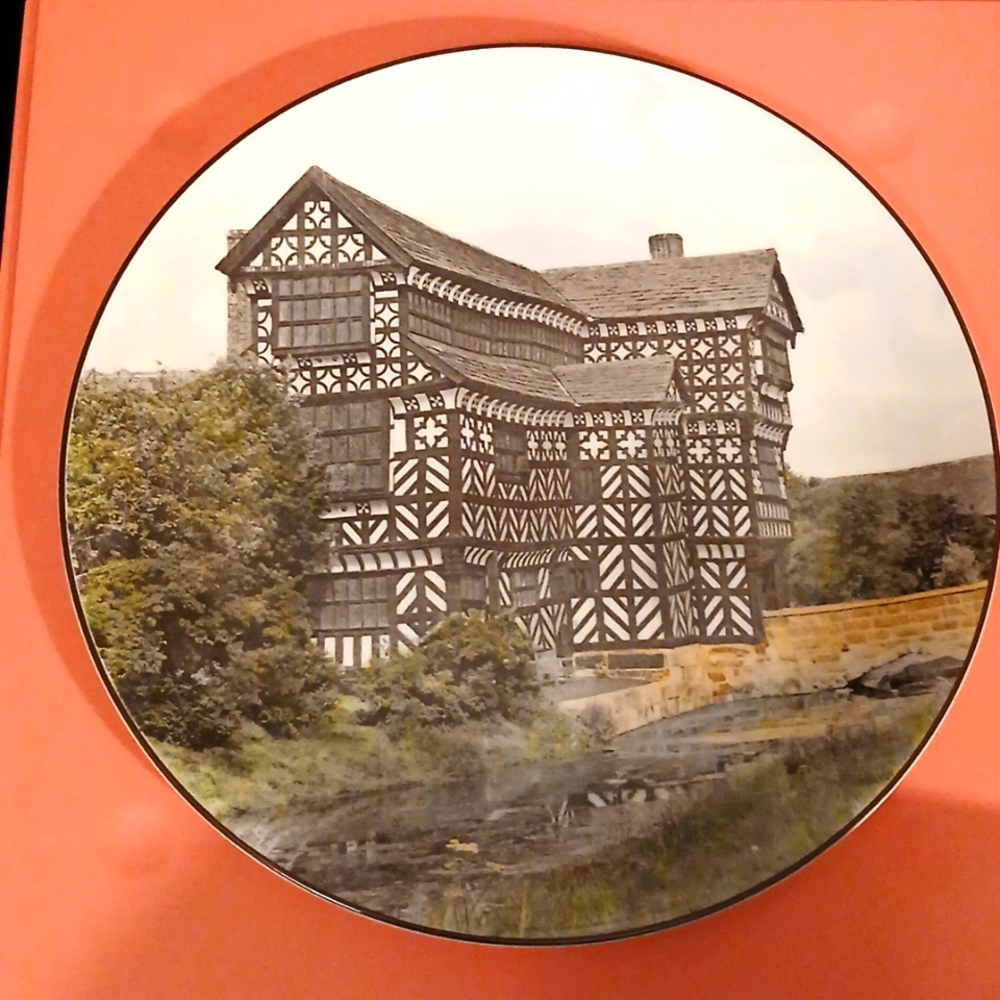 Vintage Royal Doulton TUDOR MANSION plate.